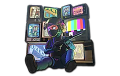 Sticker | TV Installation (Lenticular)