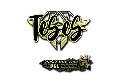 Sticker | TeSeS (Gold) | Antwerp 2022
