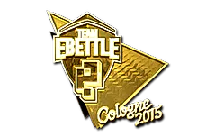Sticker | Team eBettle (Gold) | Cologne 2015