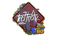 Sticker | Techno4K (Glitter) | Rio 2022