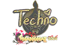 Sticker | Techno4K (Glitter) | Shanghai 2024