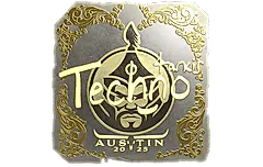 Sticker | Techno4K (Gold) | Austin 2025