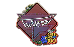 Sticker | Twistzz (Glitter) | Rio 2022