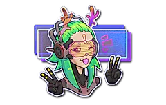 Sticker | V For Victory (Holo)
