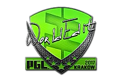 Sticker | WorldEdit | Krakow 2017