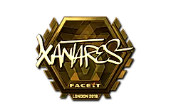 Sticker | XANTARES (Gold) | London 2018