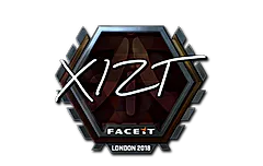 Sticker | Xizt (Foil) | London 2018