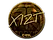 Sticker | Xizt (Gold) | Katowice 2019