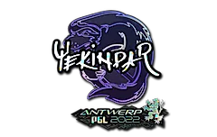 Sticker | YEKINDAR (Glitter) | Antwerp 2022