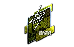 Sticker | Zeus (Foil) | Boston 2018