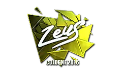 Sticker | Zeus (Foil) | Cologne 2016