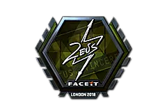 Sticker | Zeus (Foil) | London 2018