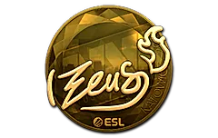 Sticker | Zeus (Gold) | Katowice 2019