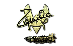 Sticker | ZywOo (Gold) | Antwerp 2022