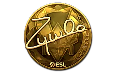 Sticker | ZywOo (Gold) | Katowice 2019