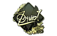 Sticker | ZywOo (Gold) | Rio 2022