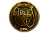 Sticker | ableJ (Gold) | Katowice 2019