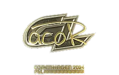 Sticker | acoR (Gold) | Copenhagen 2024