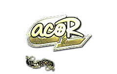 Sticker | acoR (Gold) | Paris 2023