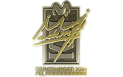 Sticker | adamS (Gold) | Copenhagen 2024