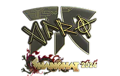 Sticker | afro (Gold) | Shanghai 2024