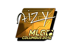 Sticker | aizy (Gold) | MLG Columbus 2016