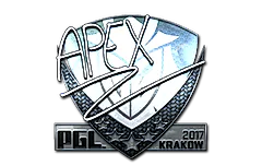 Sticker | apEX (Foil) | Krakow 2017