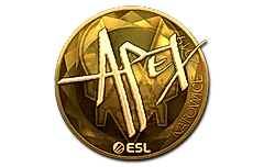 Sticker | apEX (Gold) | Katowice 2019