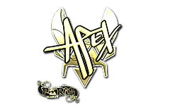 Sticker | apEX (Gold) | Paris 2023