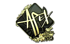 Sticker | apEX (Gold) | Rio 2022