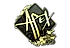 Sticker | apEX (Gold) | Rio 2022