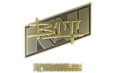 Sticker | b1t (Gold) | Copenhagen 2024