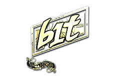 Sticker | b1t (Gold) | Paris 2023