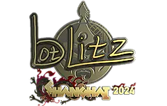 Sticker | bLitz (Gold) | Shanghai 2024