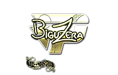 Sticker | biguzera (Gold) | Paris 2023