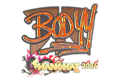 Sticker | bodyy (Glitter) | Shanghai 2024