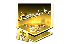 Sticker | bondik (Gold) | Cluj-Napoca 2015