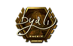 Sticker | byali (Gold) | London 2018