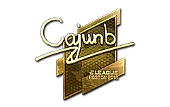 Sticker | cajunb (Gold) | Boston 2018