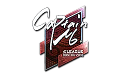 Sticker | captainMo (Foil) | Boston 2018