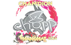 Sticker | chopper (Champion) | Shanghai 2024