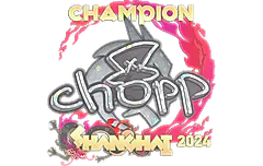 Sticker | chopper (Glitter, Champion) | Shanghai 2024