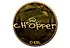 Sticker | chopper (Gold) | Katowice 2019