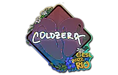 Sticker | coldzera (Glitter) | Rio 2022
