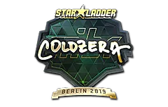Sticker | coldzera (Gold) | Berlin 2019