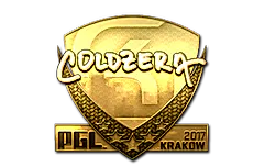 Sticker | coldzera (Gold) | Krakow 2017