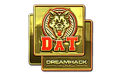 Sticker | dAT team (Gold) | DreamHack 2014