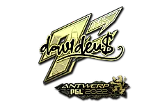 Sticker | dav1d (Gold) | Antwerp 2022