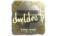 Sticker | dav1deuS (Gold) | Austin 2025