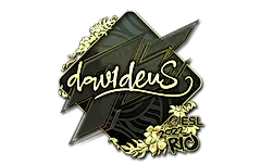 Sticker | dav1deuS (Gold) | Rio 2022